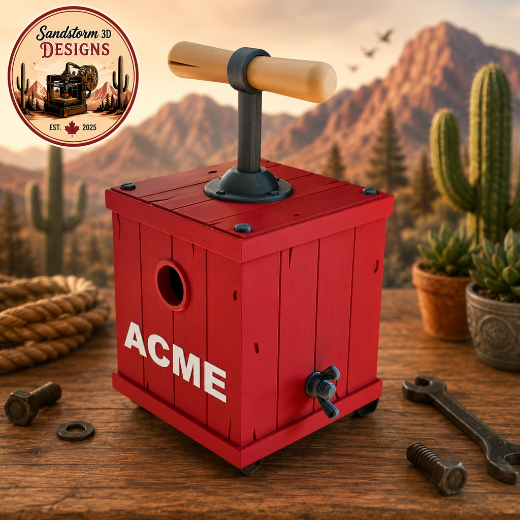 🧨 ACME Detonator Birdhouse