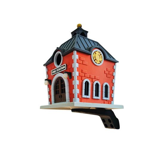 Fire Station Birdhouse